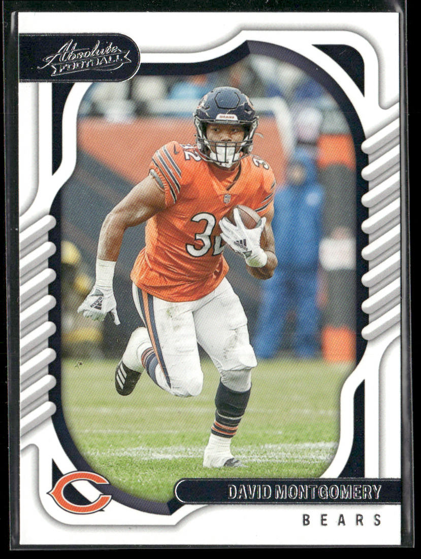 David Montgomery 2022 Panini Absolute Retail #16 Chicago Bears