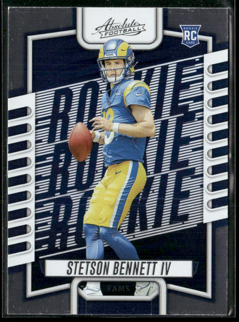 Stetson Bennett IV 2023 Panini Absolute Retail #136 RC Los Angeles Rams
