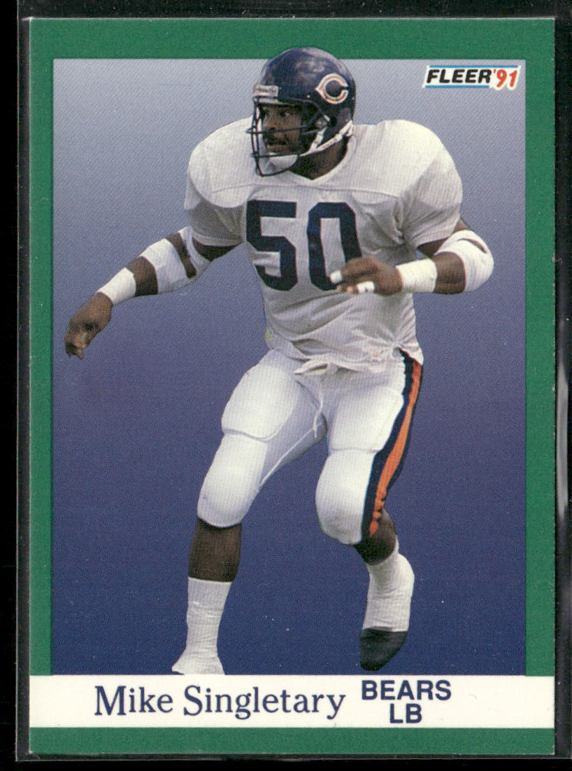 Mike Singletary 1991 Fleer #225 Chicago Bears