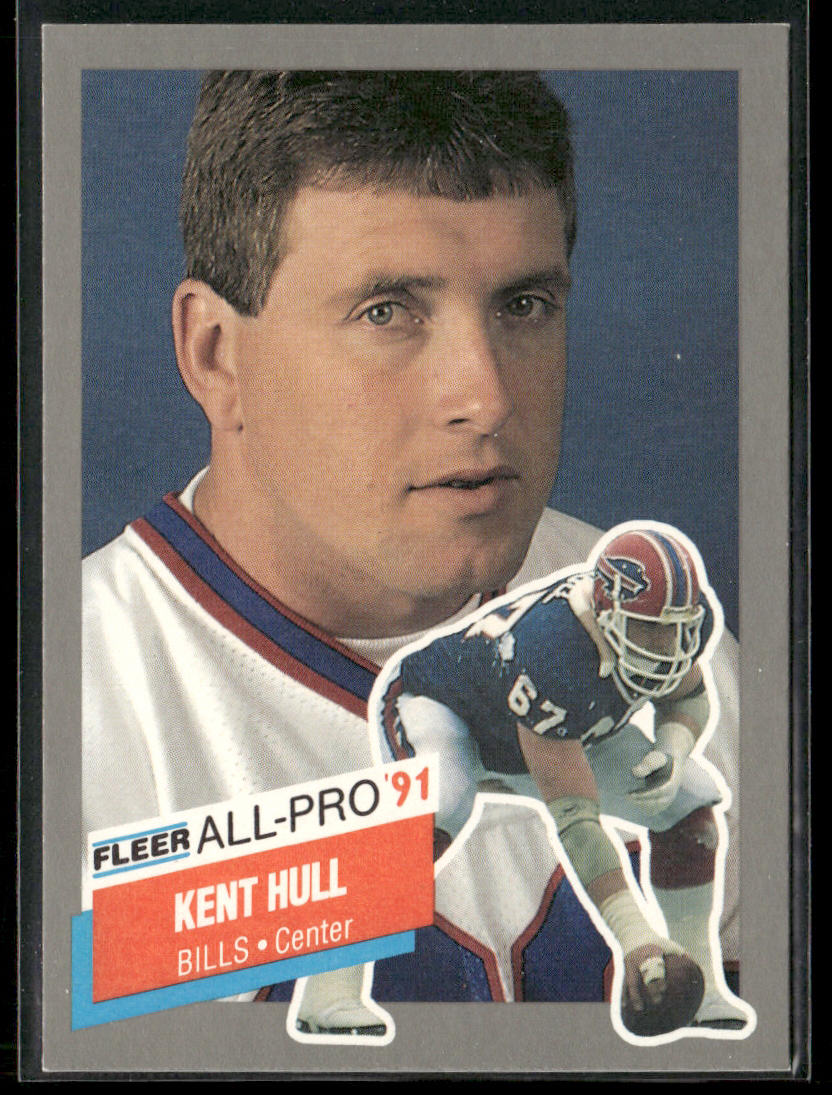 Kent Hull 1991 Fleer All-Pro '91 #3 Buffalo Bills