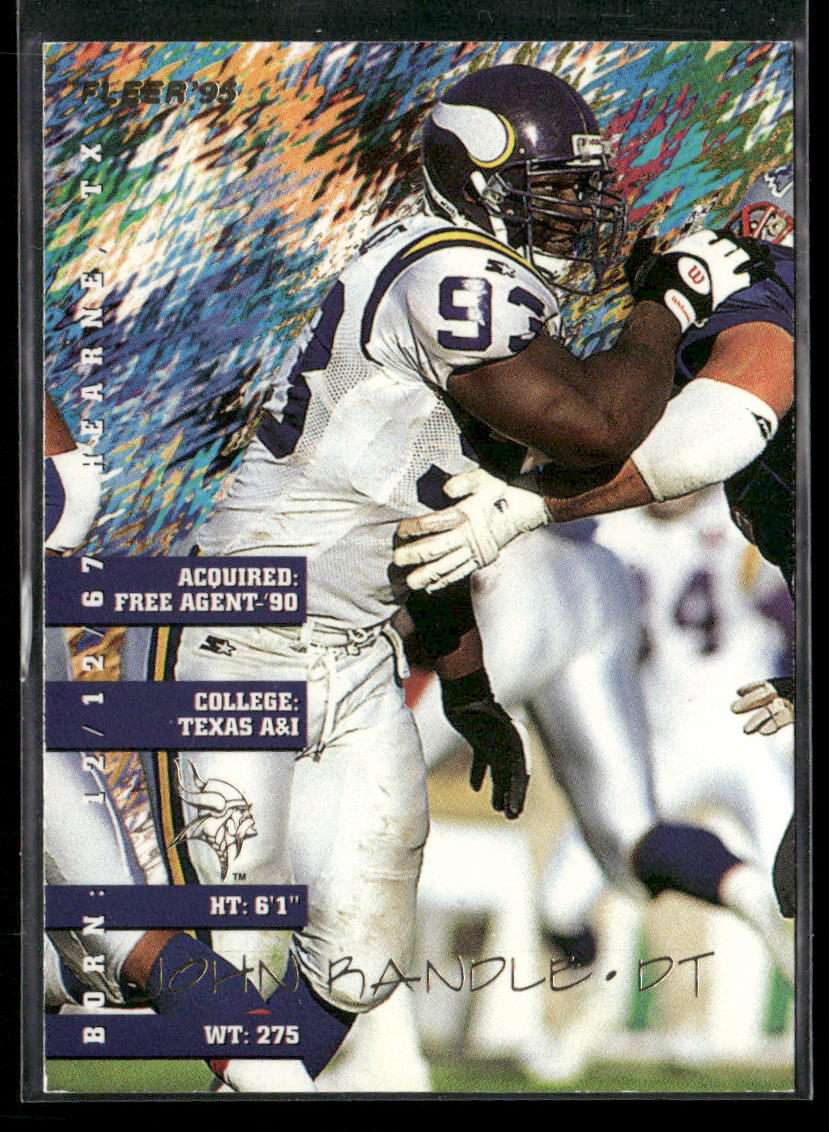 John Randle 1995 Fleer #240 Minnesota Vikings