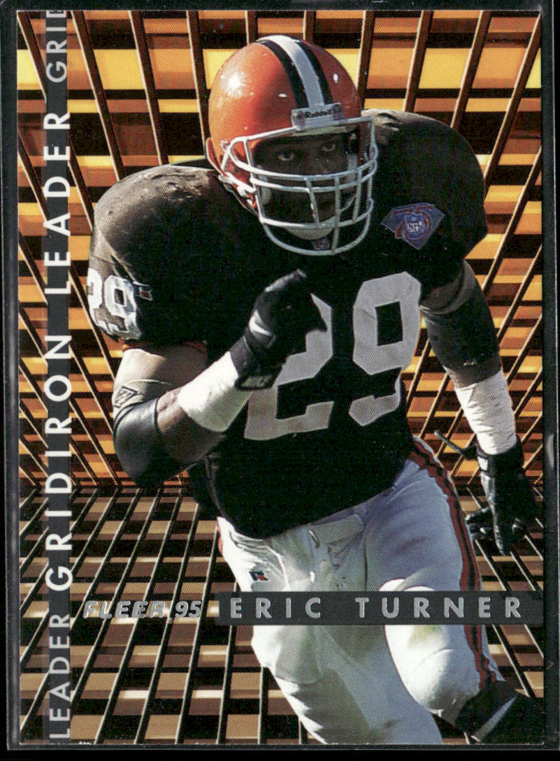 Eric Turner 1995 Fleer Gridiron Leaders #8 Cleveland Browns