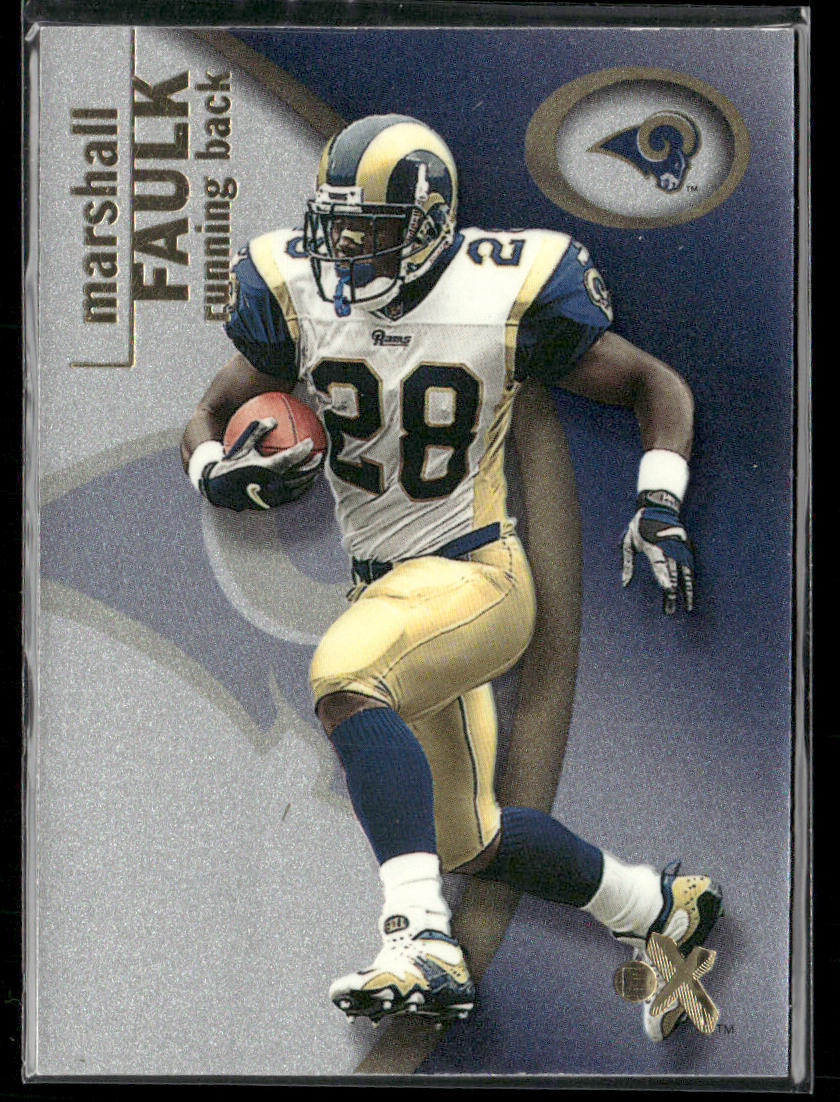 Marshall Faulk 2001 Fleer E-X #26 St. Louis Rams