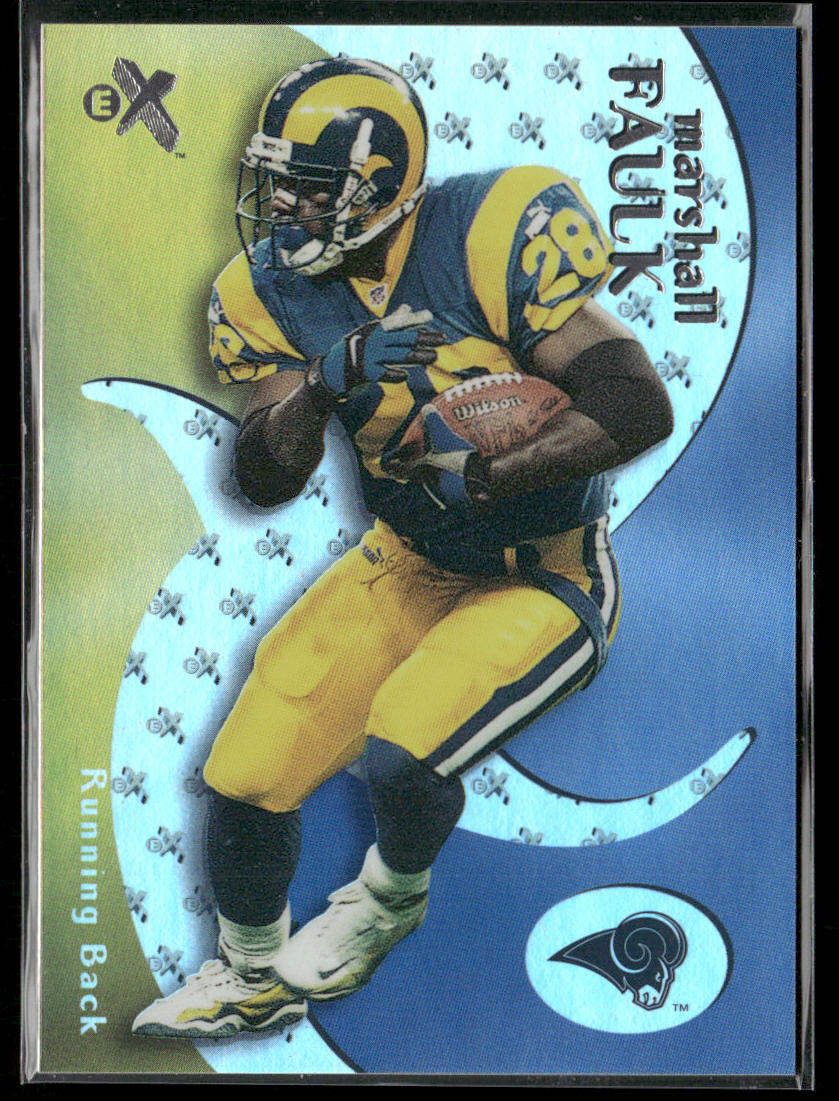 Marshall Faulk 2000 Fleer E-X #44 St. Louis Rams
