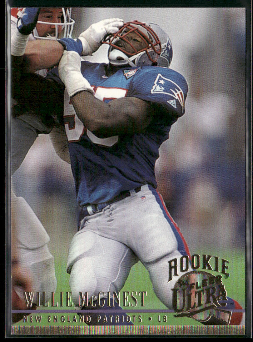 Willie McGinest 1994 Ultra #452 New England Patriots