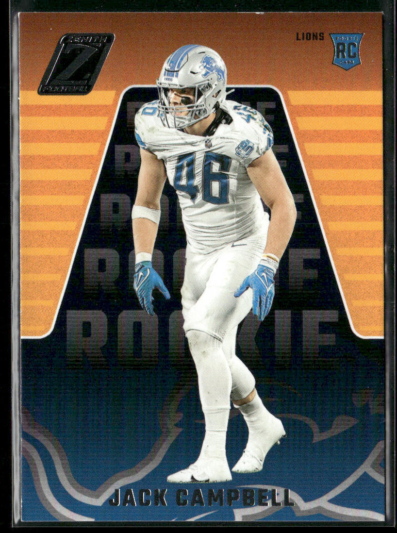 Jack Campbell 2023 Panini Zenith Retail #143 RC Detroit Lions