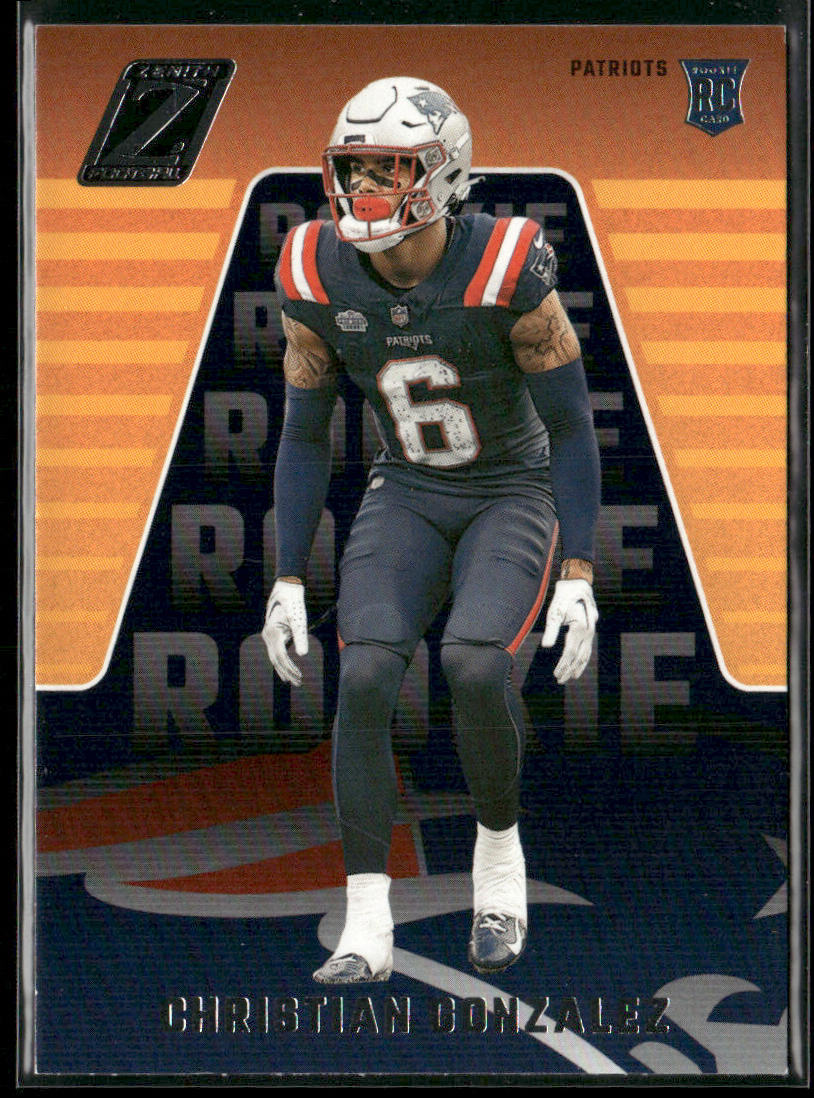Christian Gonzalez 2023 Panini Zenith Retail #120 RC New England Patriots