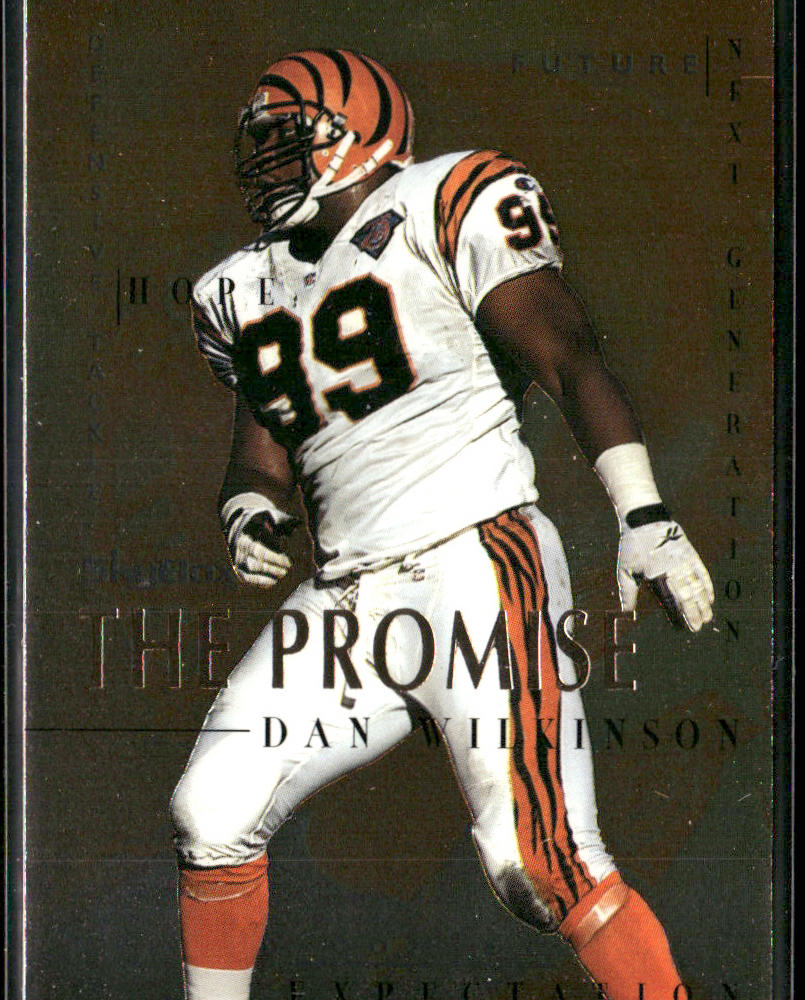 Dan Wilkinson 1995 SkyBox Premium The Promise #P14 Cincinnati Bengals