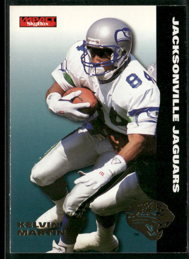 Kelvin Martin 1995 SkyBox Impact #68 Jacksonville Jaguars