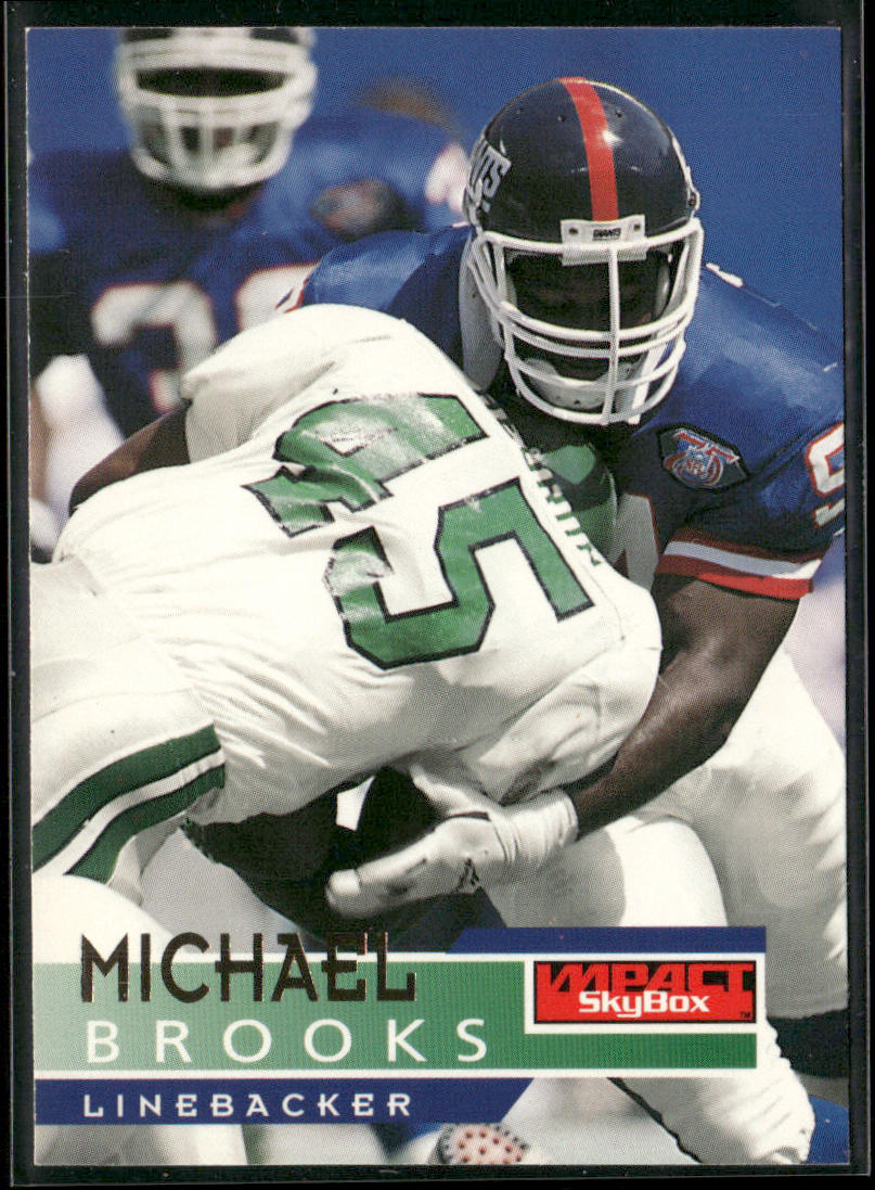 Michael Brooks 1995 SkyBox Impact #99 New York Giants