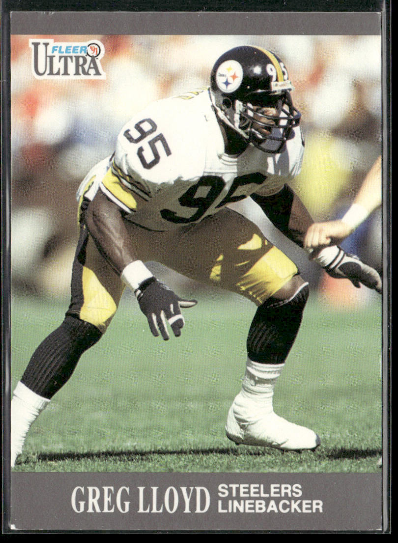 Greg Lloyd 1991 Ultra #114 Pittsburgh Steelers