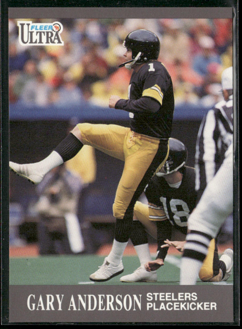Gary Anderson 1991 Ultra #109 Pittsburgh Steelers