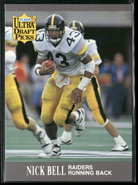 Nick Bell 1991 Ultra #279b RC Los Angeles Raiders