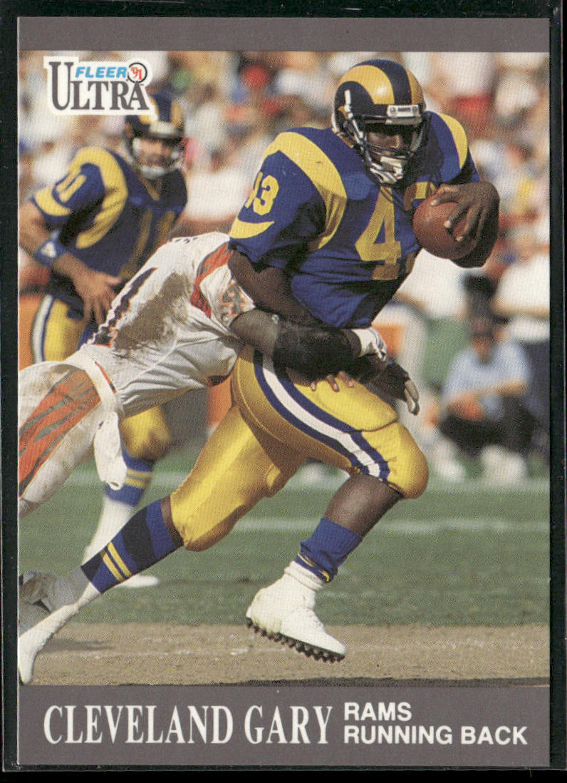 Cleveland Gary 1991 Ultra #187 Los Angeles Rams