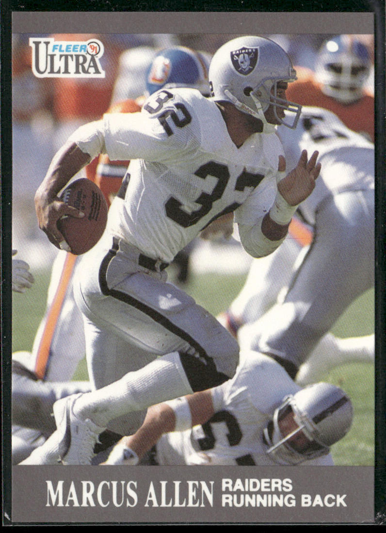 Marcus Allen 1991 Ultra #75 Los Angeles Raiders
