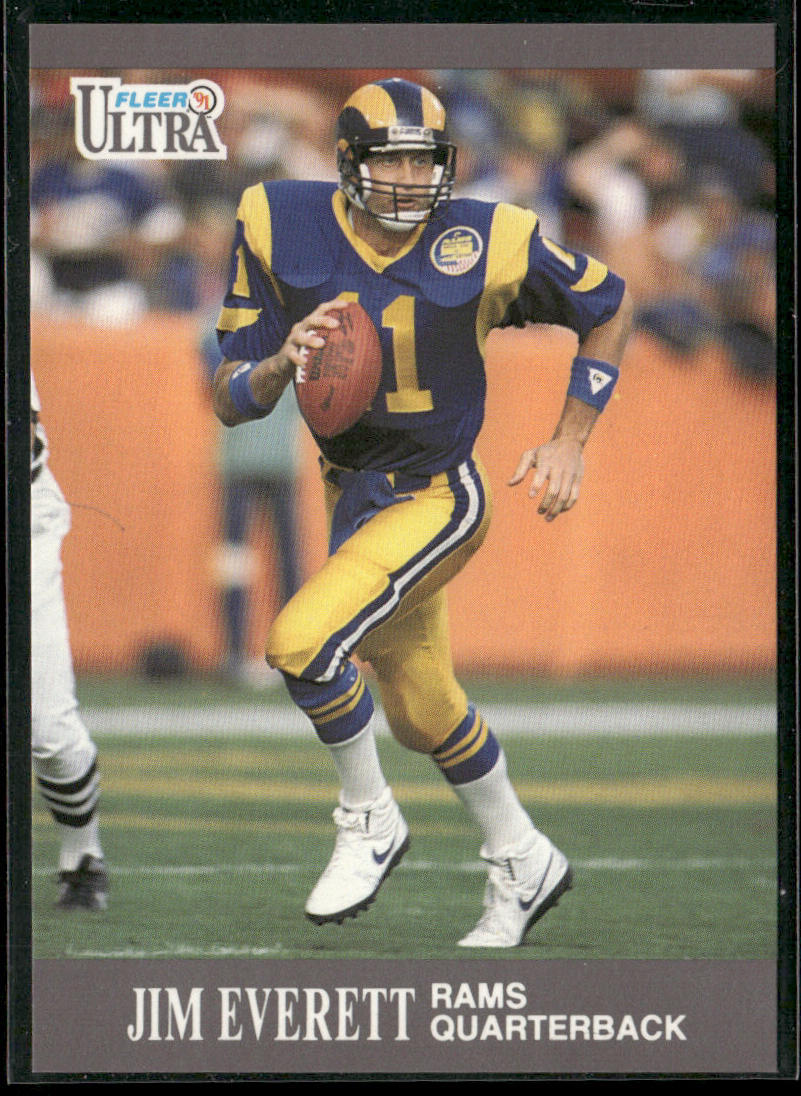 Jim Everett 1991 Ultra #186 Los Angeles Rams