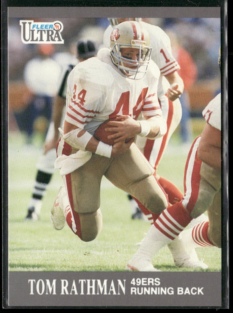 Tom Rathman 1991 Ultra #253 San Francisco 49ers