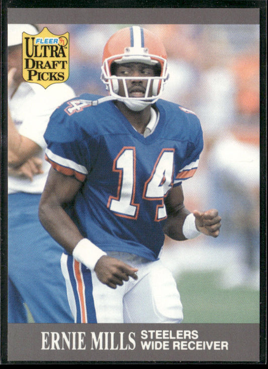Ernie Mills 1991 Ultra #290 RC Pittsburgh Steelers