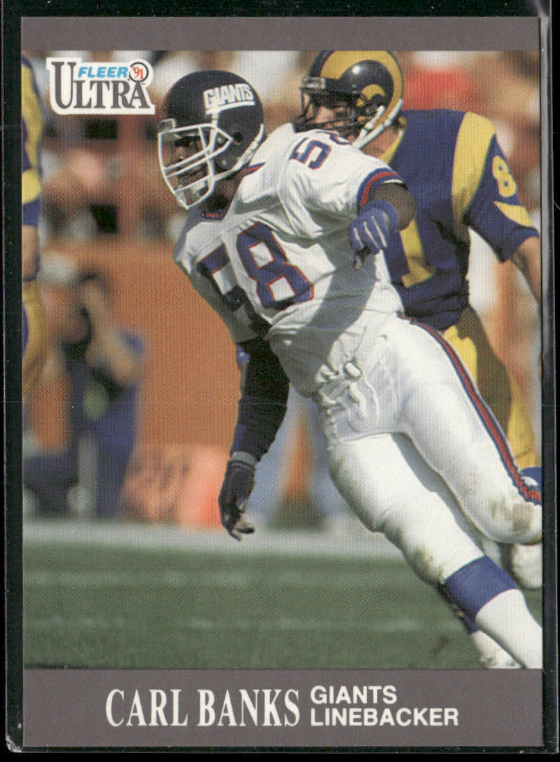 Carl Banks 1991 Ultra #215 New York Giants
