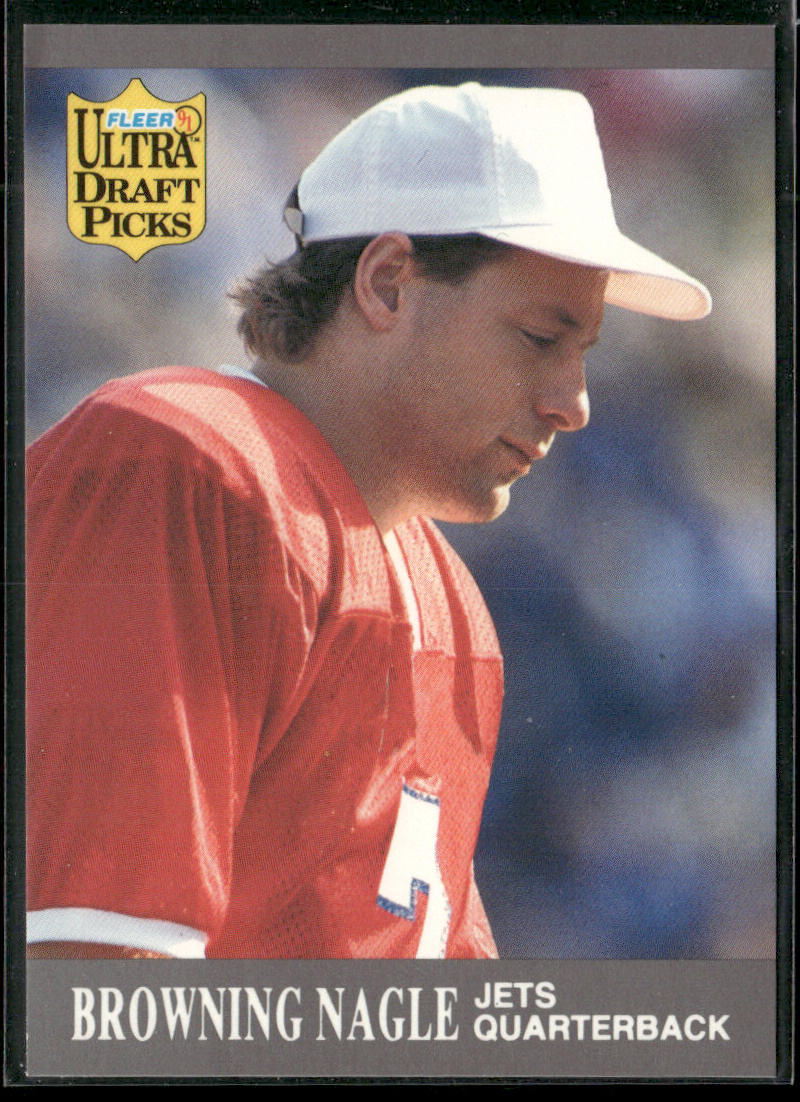 Browning Nagle 1991 Ultra #293b RC New York Jets
