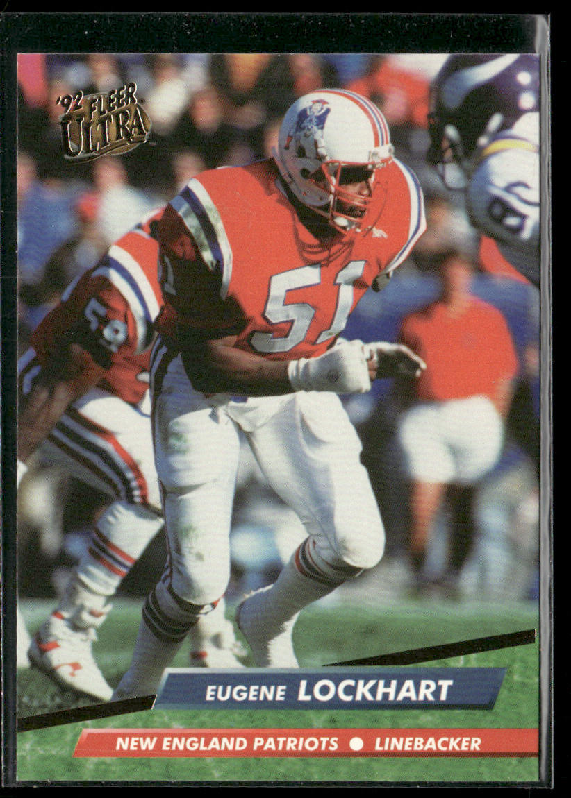 Eugene Lockhart 1992 Ultra #249 New England Patriots