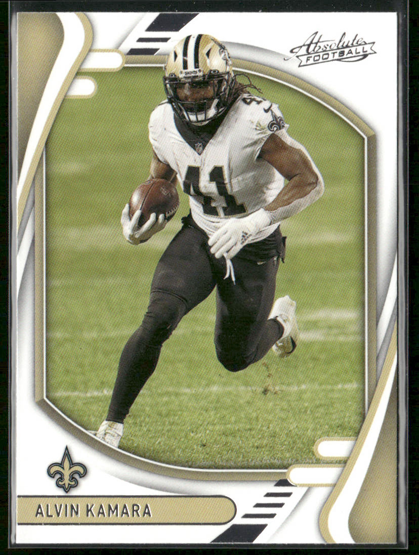 Alvin Kamara 2021 Panini Absolute #67 New Orleans Saints