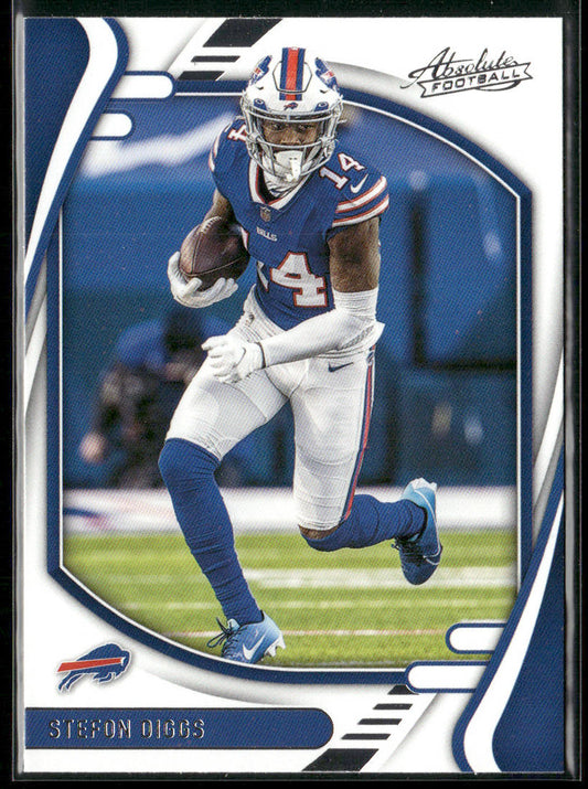 Stefon Diggs 2021 Panini Absolute Green #37 Buffalo Bills