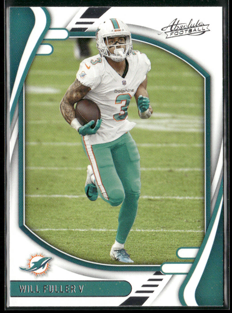 Will Fuller V 2021 Panini Absolute #80 Miami Dolphins
