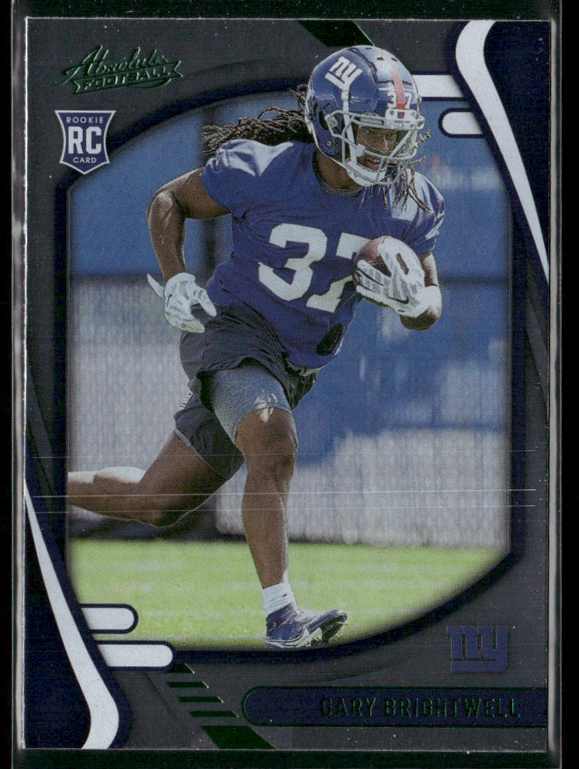 Gary Brightwell 2021 Panini Absolute Green #174 New York Giants