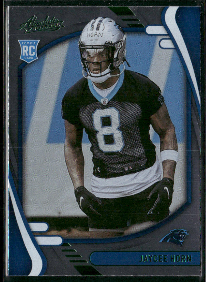 Jaycee Horn 2021 Panini Absolute Green #147 Carolina Panthers