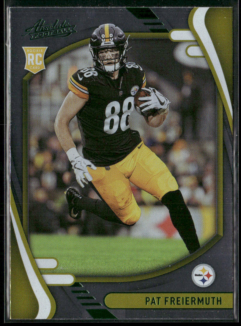Pat Freiermuth 2021 Panini Absolute Green #117 Pittsburgh Steelers