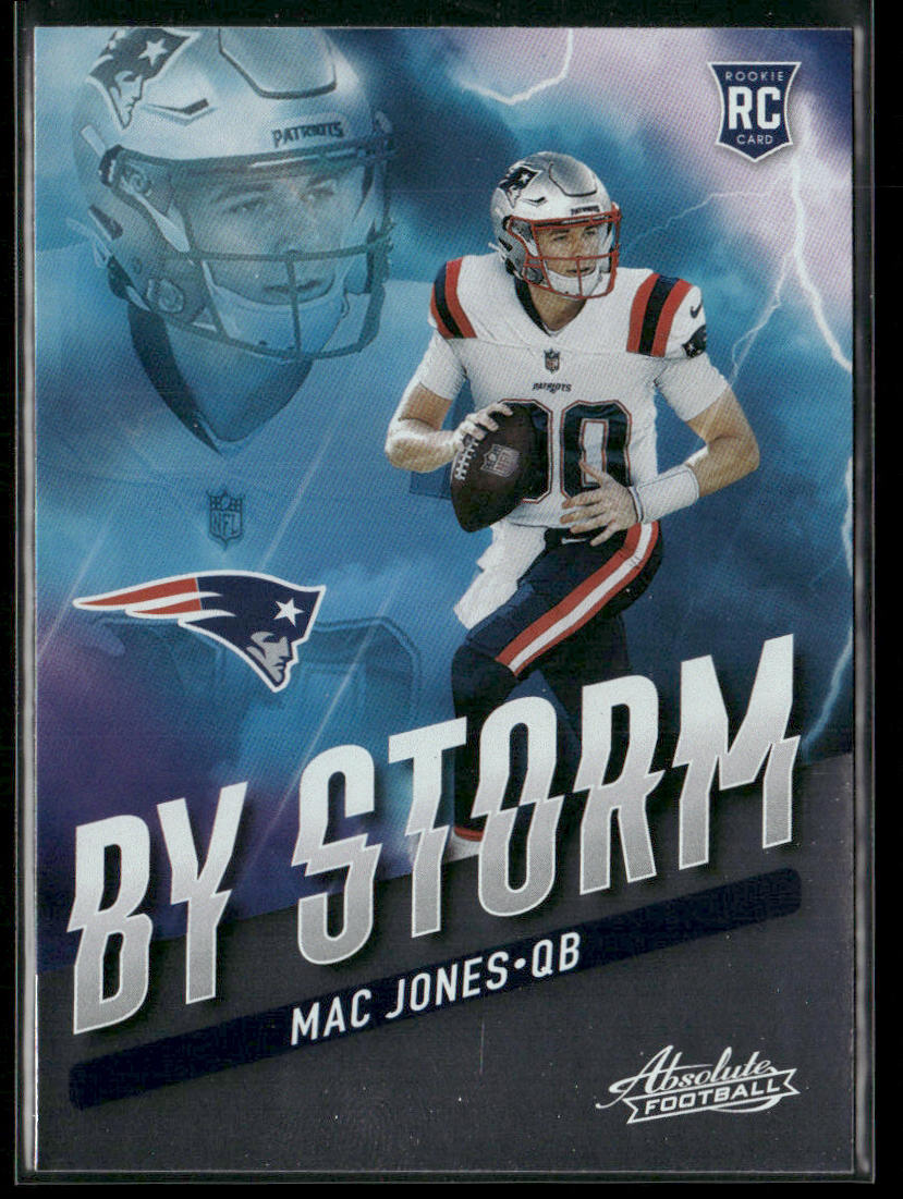 Mac Jones 2021 Panini Absolute By Storm #BST-9 New England Patriots