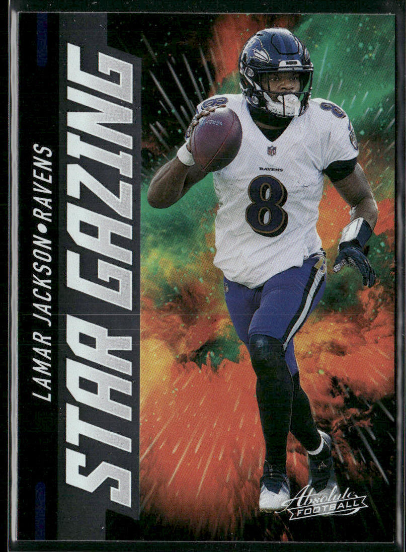 Lamar Jackson 2021 Panini Absolute Star Gazing #SG3 Baltimore Ravens