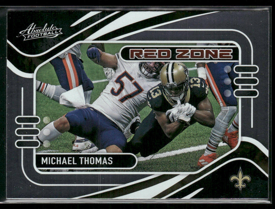 Michael Thomas 2021 Panini Absolute Red Zone #RZ15 New Orleans Saints