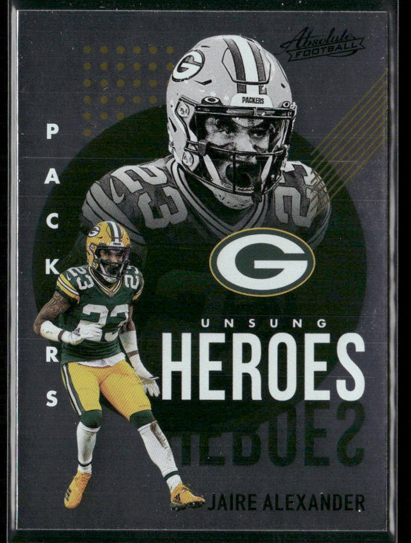 Jaire Alexander 2021 Panini Absolute Unsung Heroes #UH10 Green Bay Packers