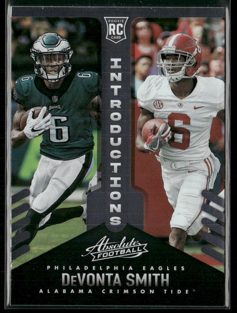 DeVonta Smith 2021 Panini Absolute Introductions #INT-7