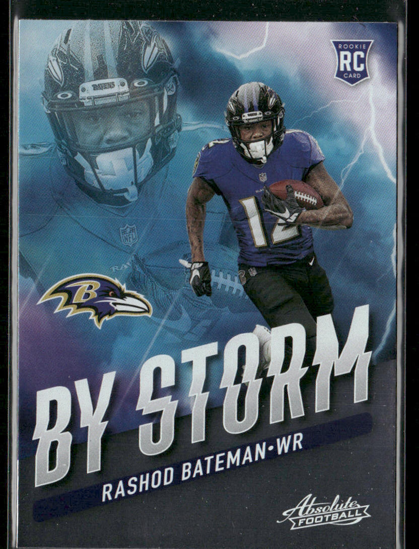 Rashod Bateman 2021 Panini Absolute By Storm #BST-13 Baltimore Ravens