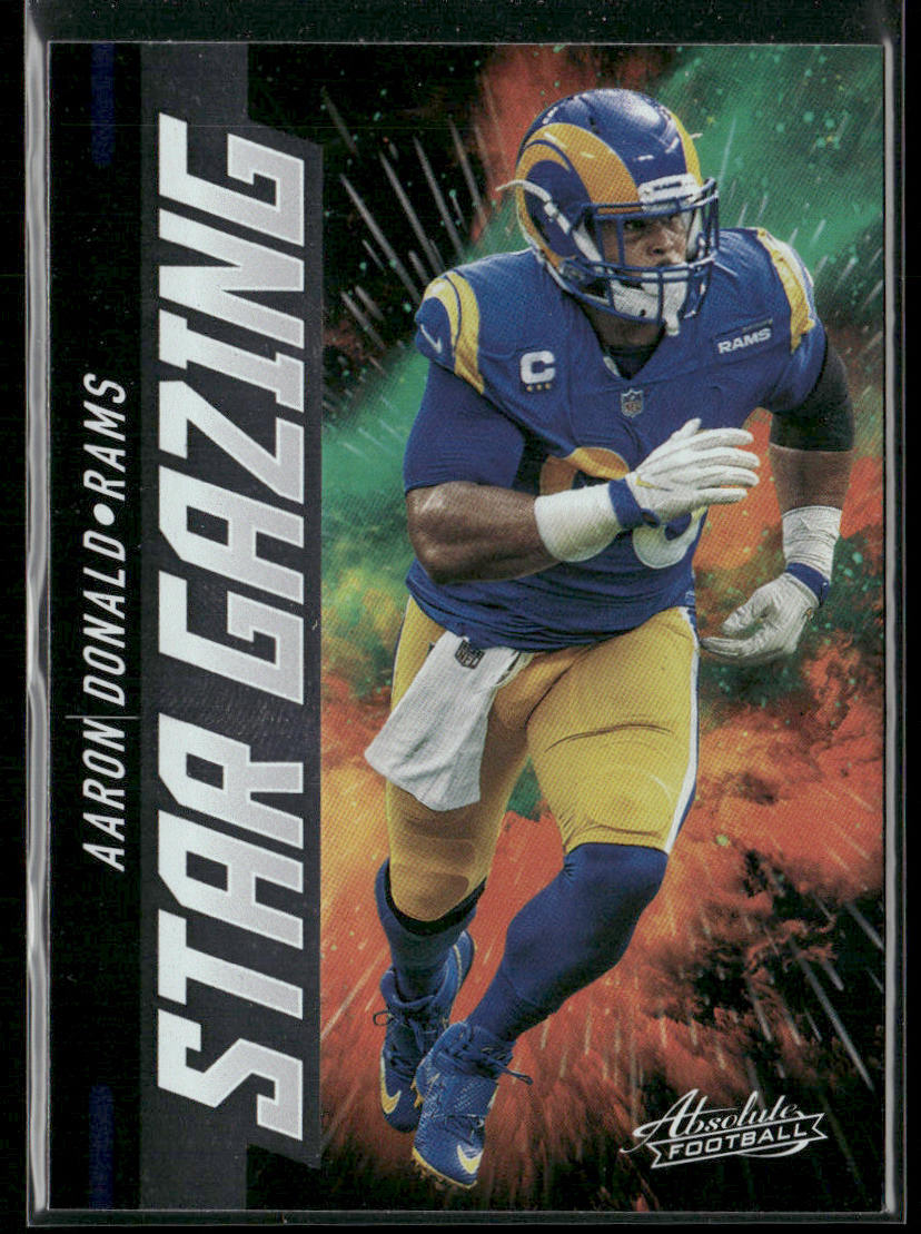 Aaron Donald 2021 Panini Absolute Star Gazing #SG17 Los Angeles Rams