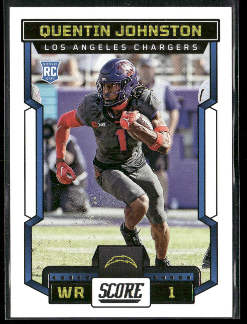Quentin Johnston 2023 Score #345 RC Los Angeles Chargers
