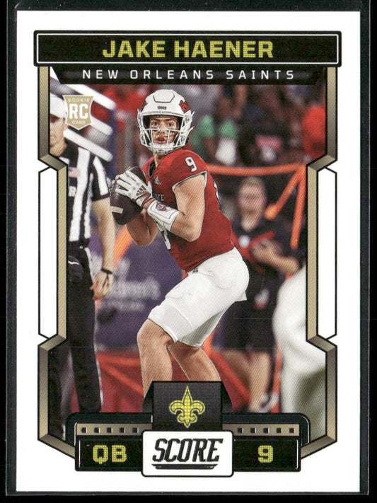 Jake Haener 2023 Score #309 RC New Orleans Saints