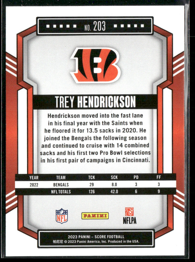 Trey Hendrickson 2023 Score #203 Cincinnati Bengals