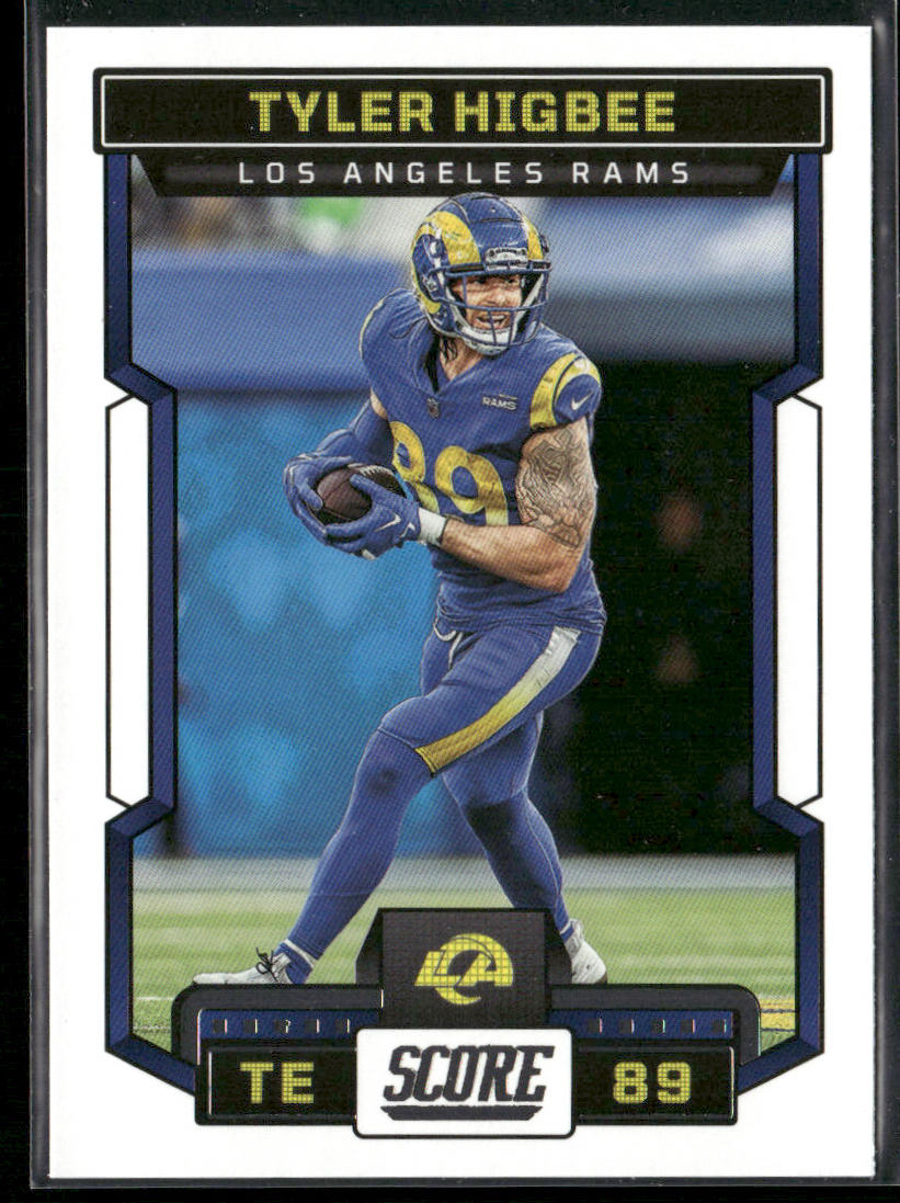 Tyler Higbee 2023 Score #163 Los Angeles Rams