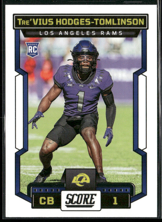 Tre'Vius Hodges-Tomlinson 2023 Score #391 RC Los Angeles Rams