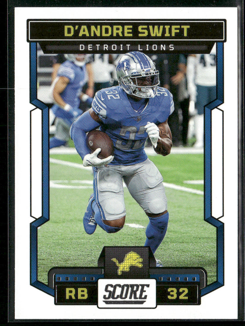 D'Andre Swift 2023 Score #82 Detroit Lions