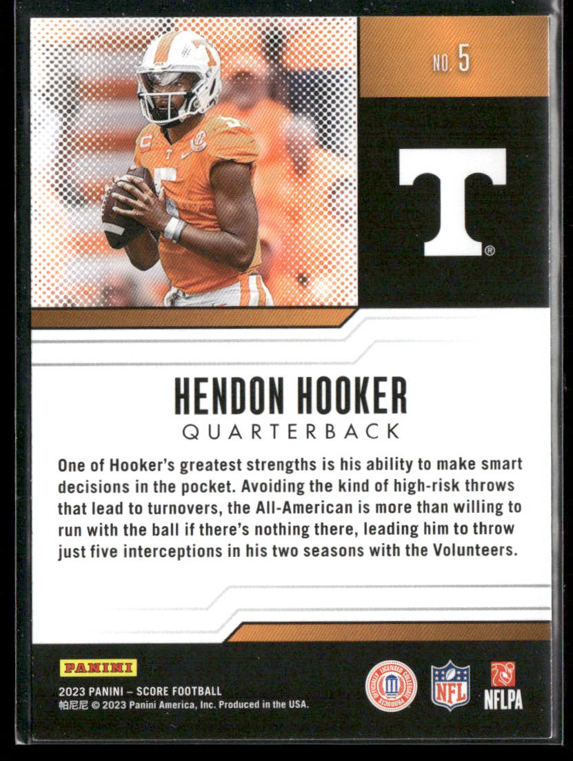 Hendon Hooker 2023 Score Protential #5 Tennessee Volunteers