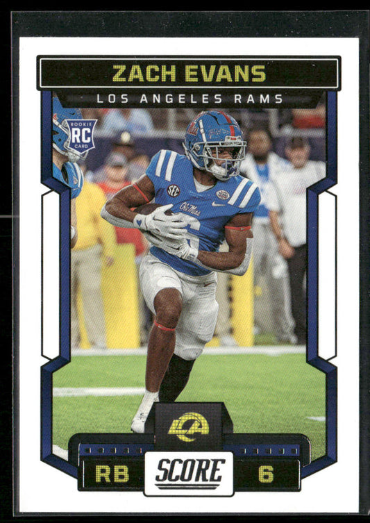 Zach Evans 2023 Score #319 RC Los Angeles Rams