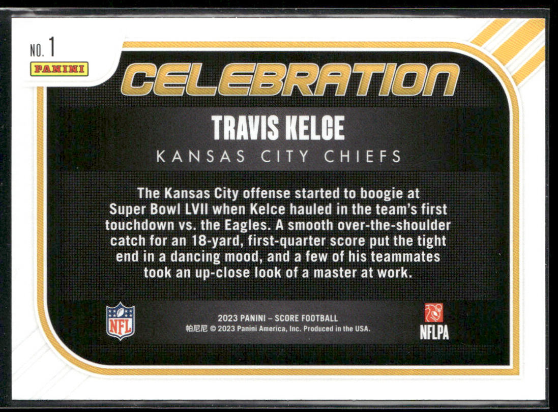 Travis Kelce 2023 Score Celebration #1 Kansas City Chiefs