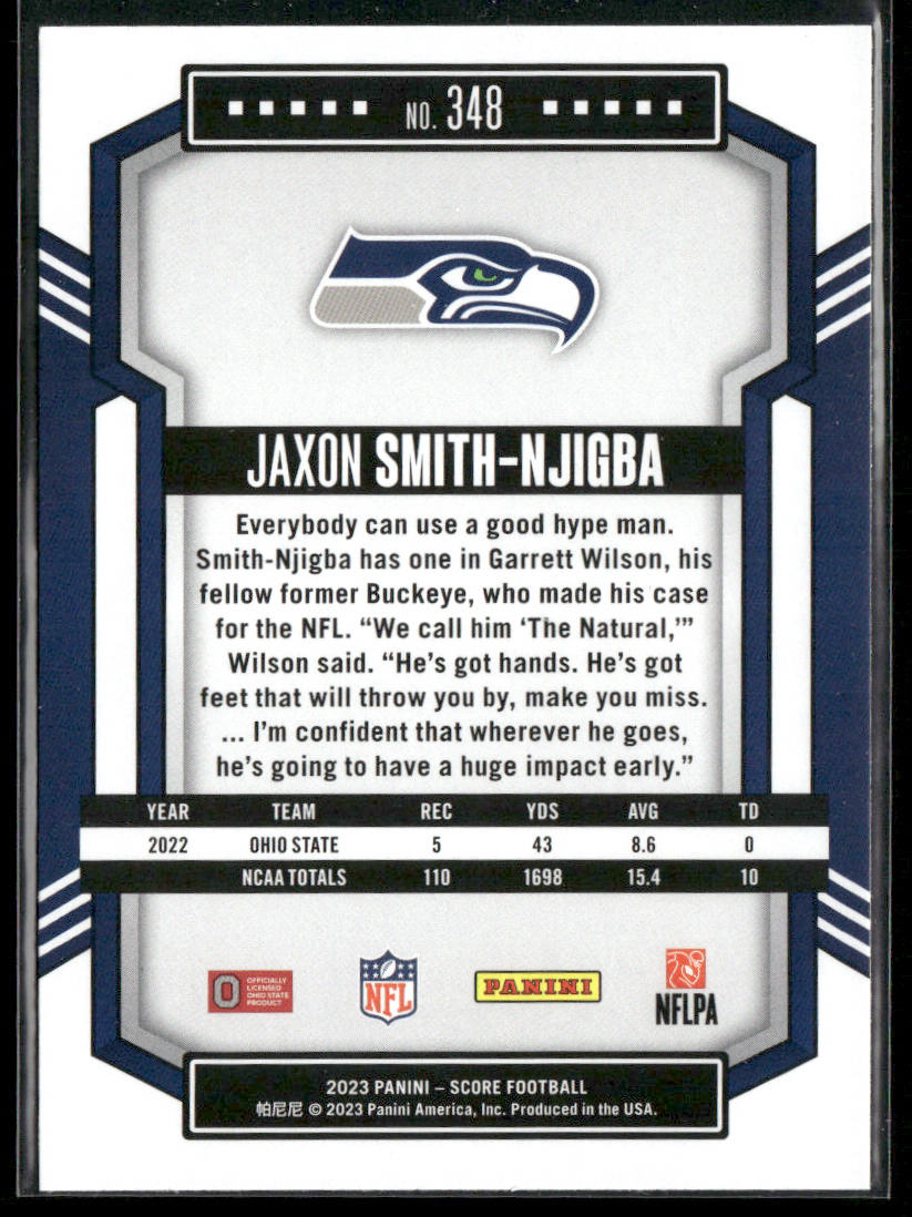Jaxon Smith-Njigba 2023 Score #348 RC Seattle Seahawks