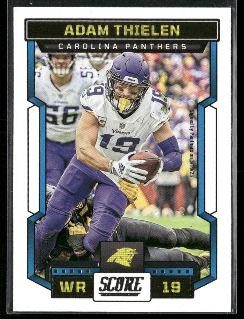 Adam Thielen 2023 Score #114 Carolina Panthers