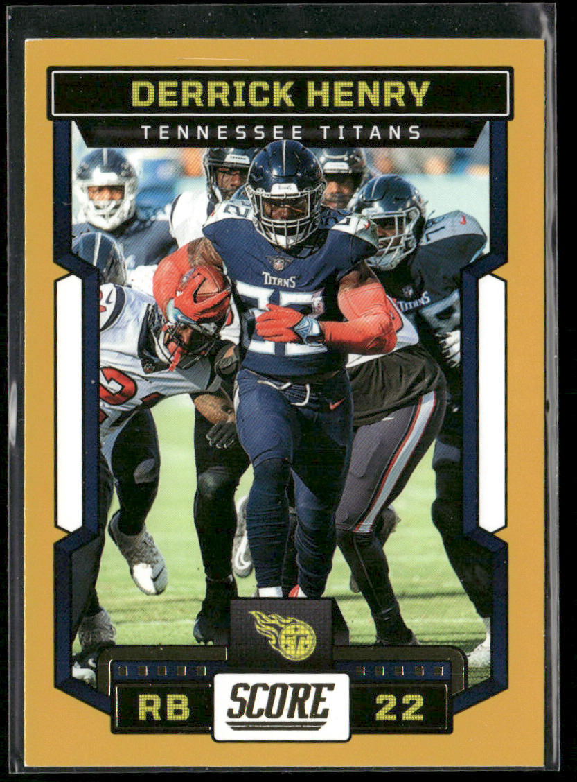 Derrick Henry 2023 Score Gold #27 Tennessee Titans